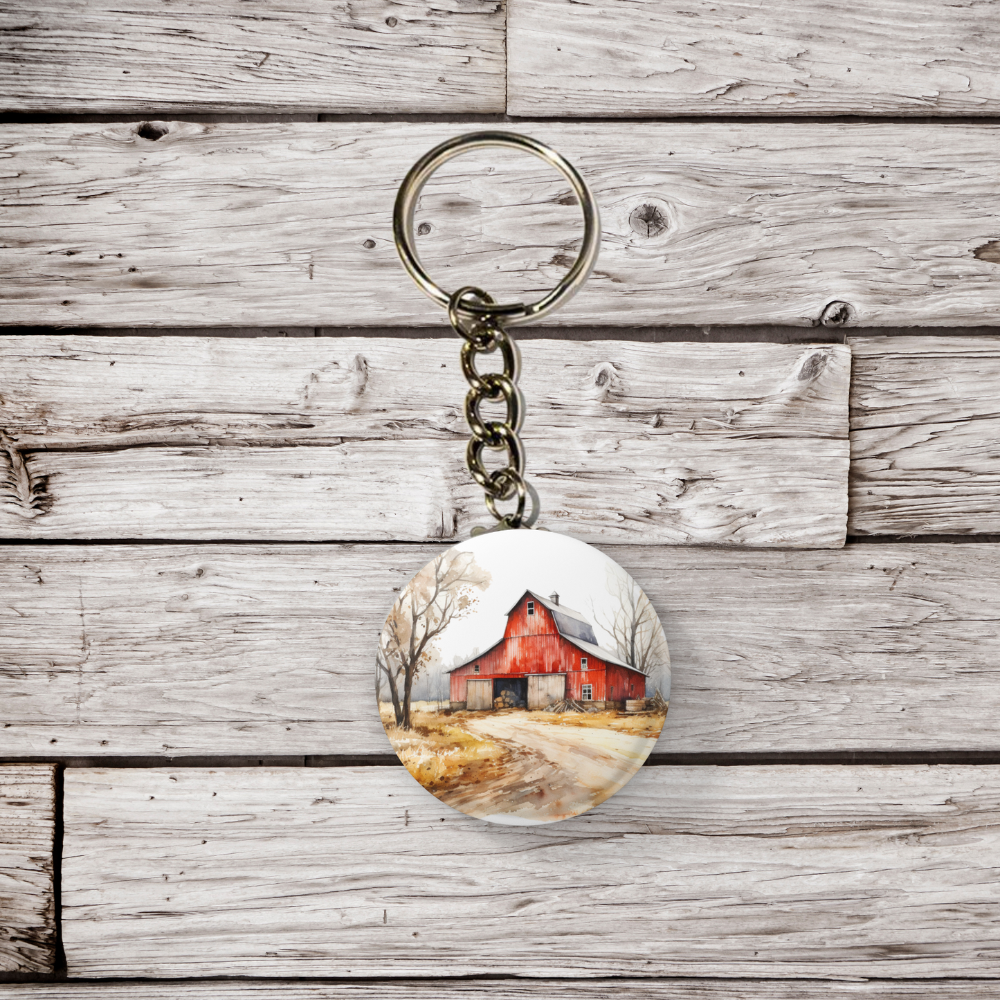 Farm 4 Pin Back Button, Magnet, Keychain