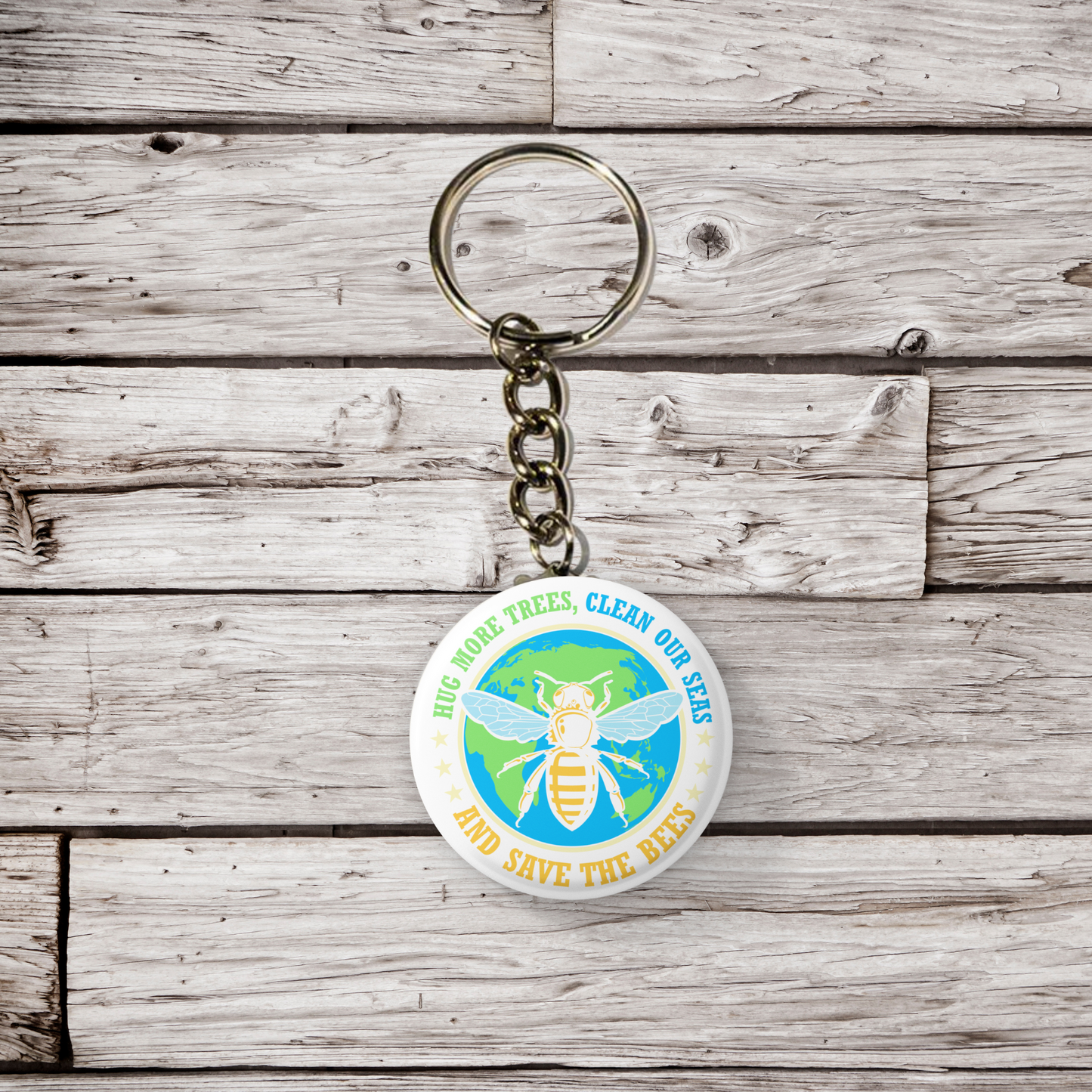 Save The Bees Pin Back Button, Magnet, Keychain