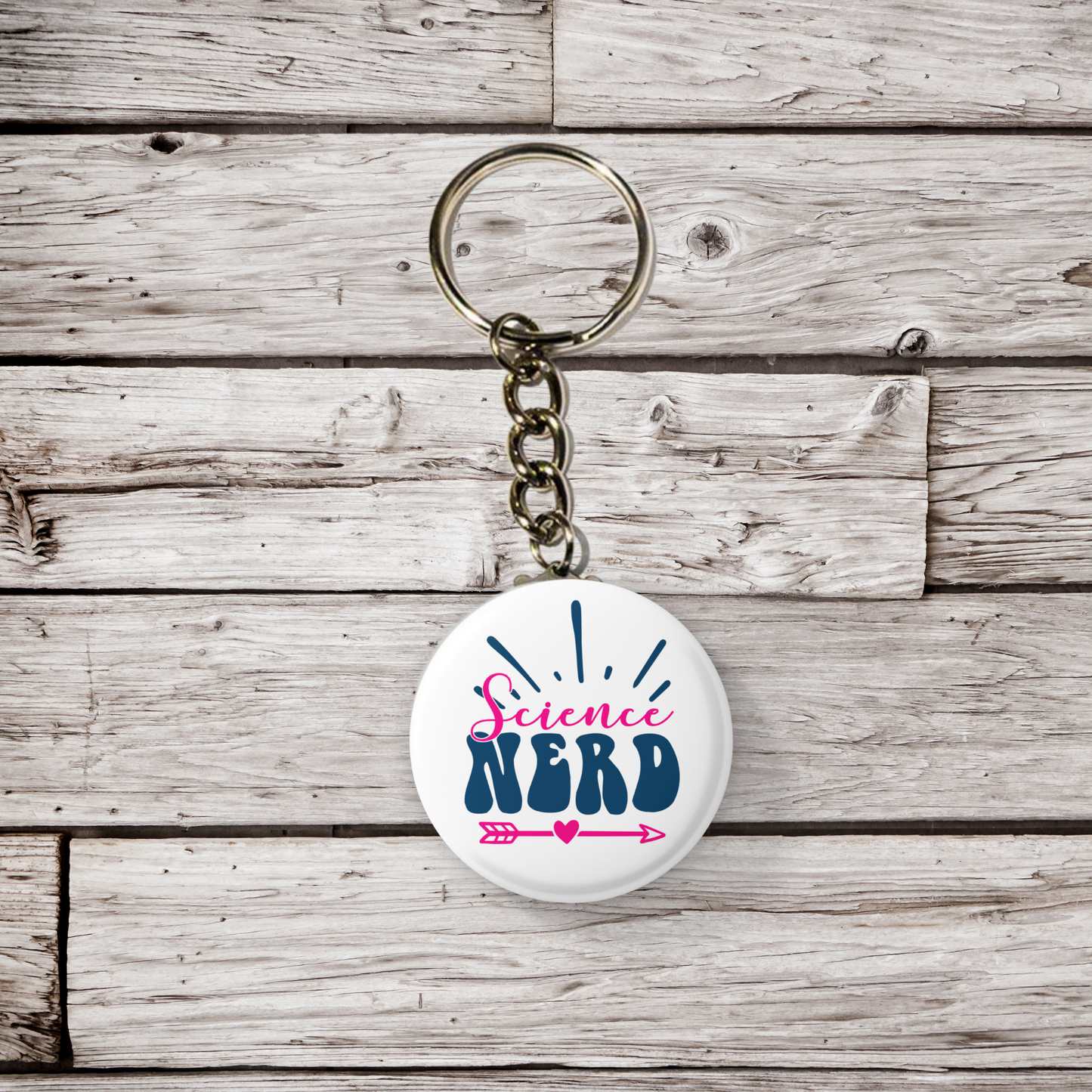 Science Nerd Pin Back Button, Magnet, Keychain