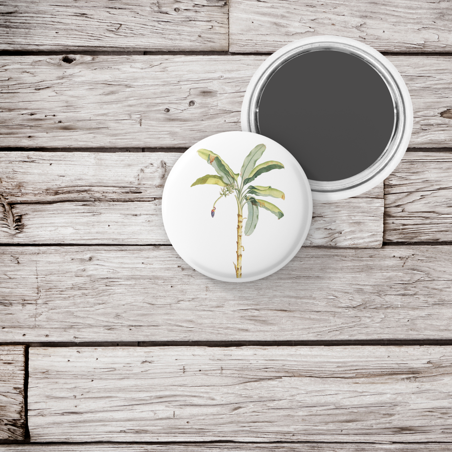 Banana Tree Pin Back Button, Magnet, Keychain