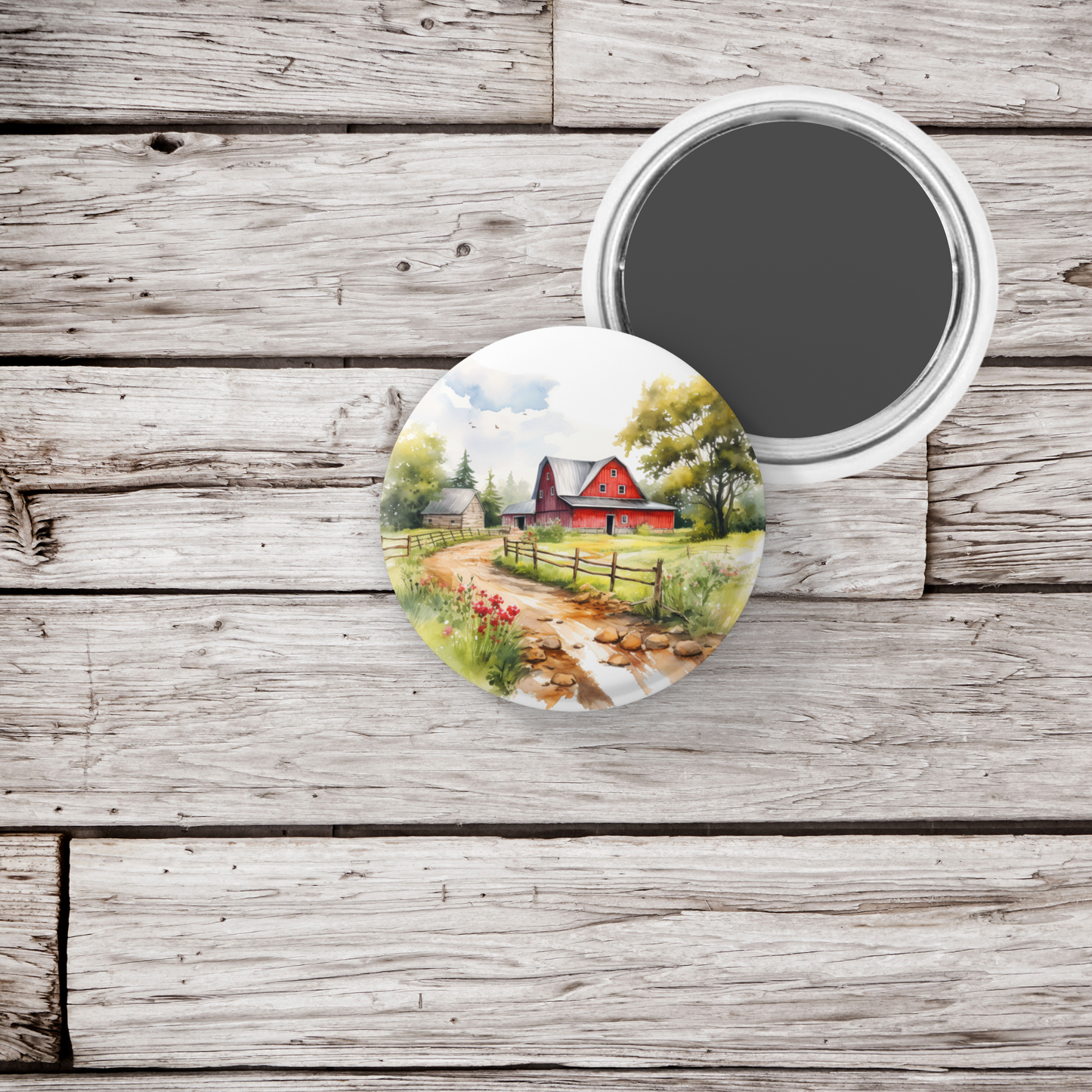 Farm 2 Pin Back Button, Magnet, Keychain