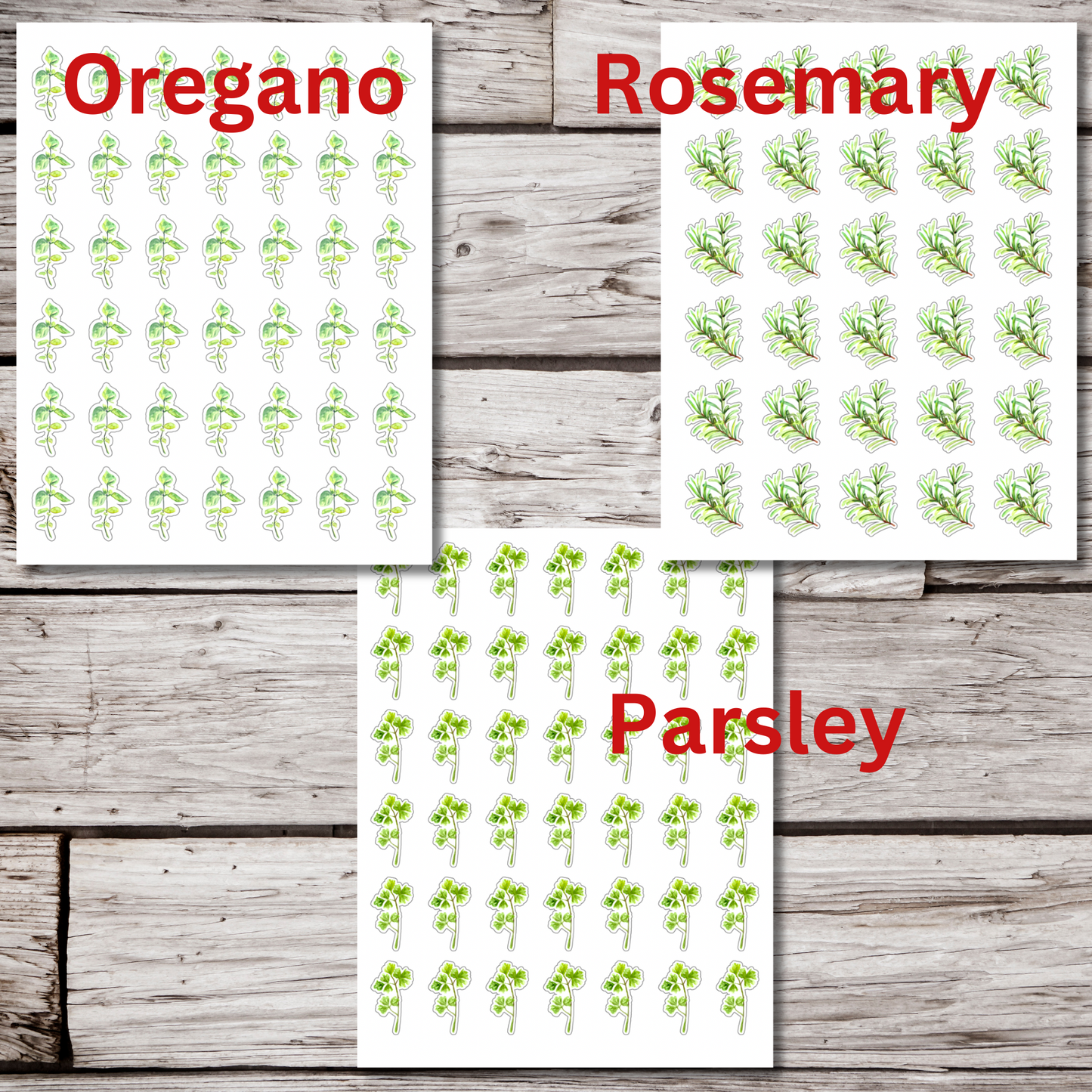 Herb Sticker Sheet