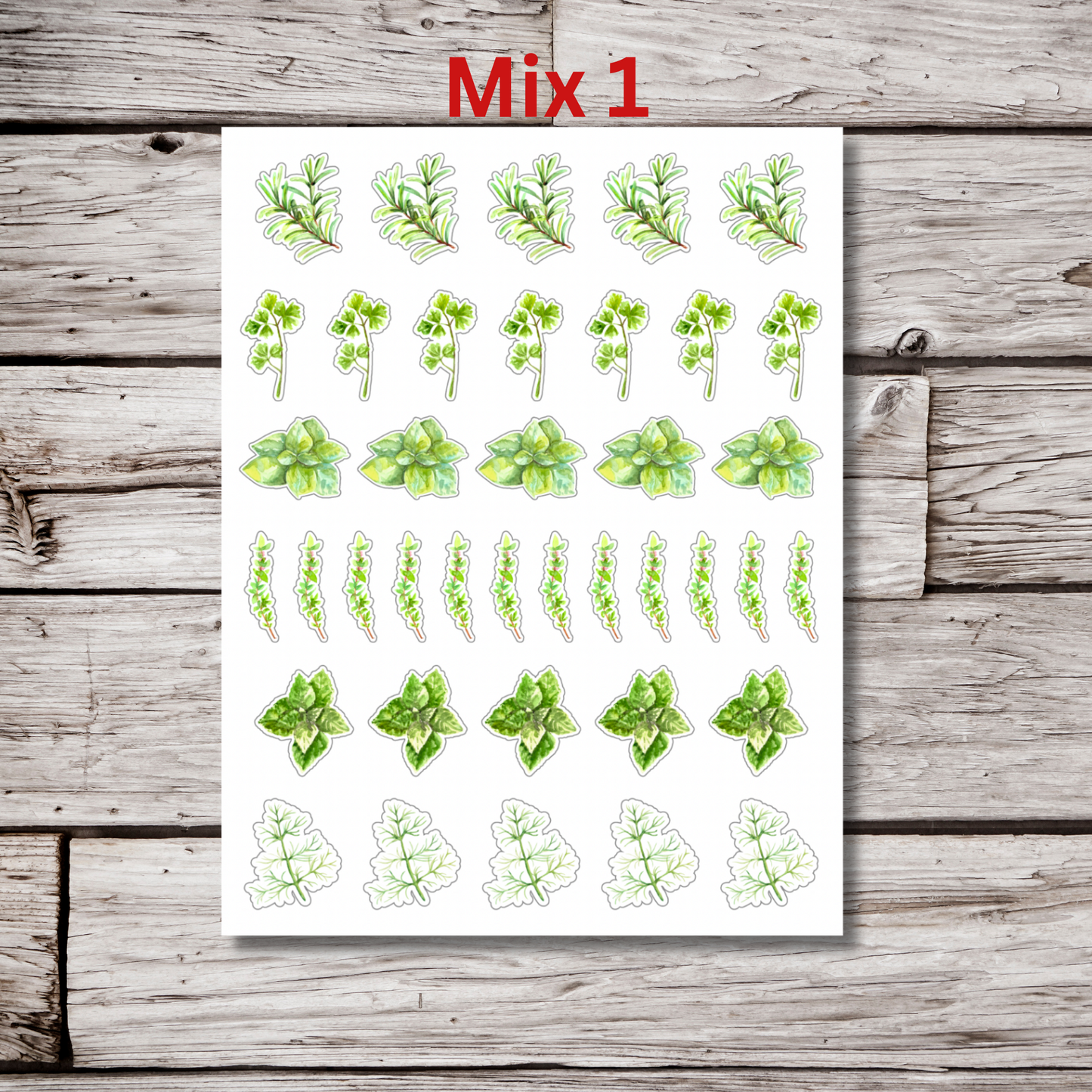 Herb Sticker Sheet