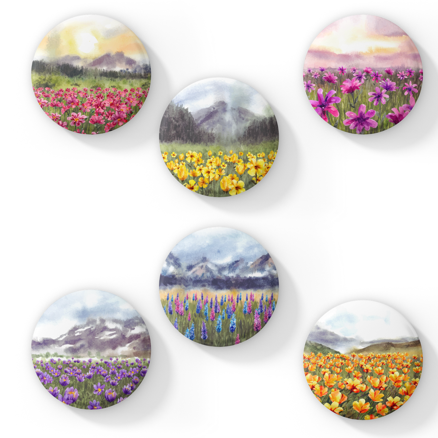 Wildflower Fields Pins Mix