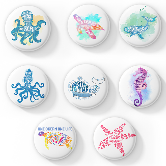 Environmental Ocean Pins Mix