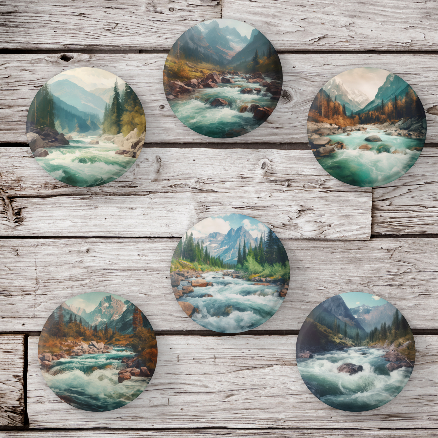 Rushing Water River Pins Mix