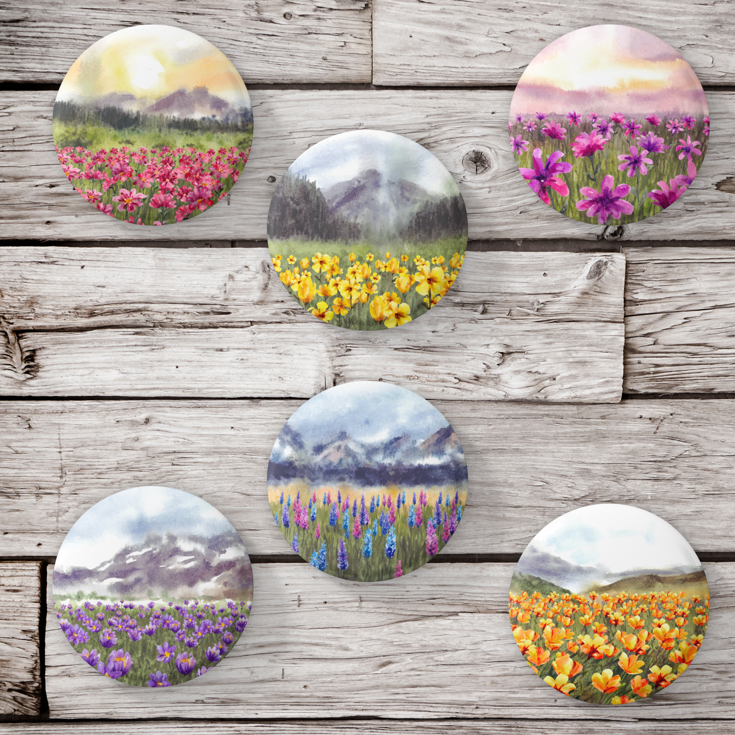 Wildflower Fields Pins Mix