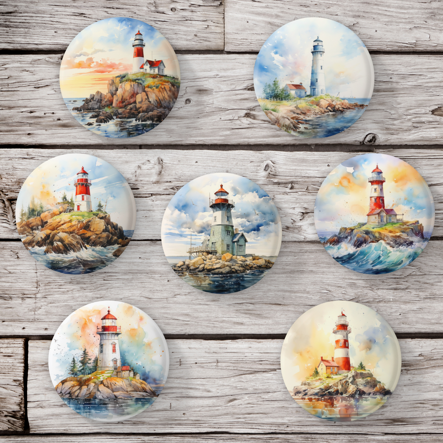 Lighthouse Pins Mix