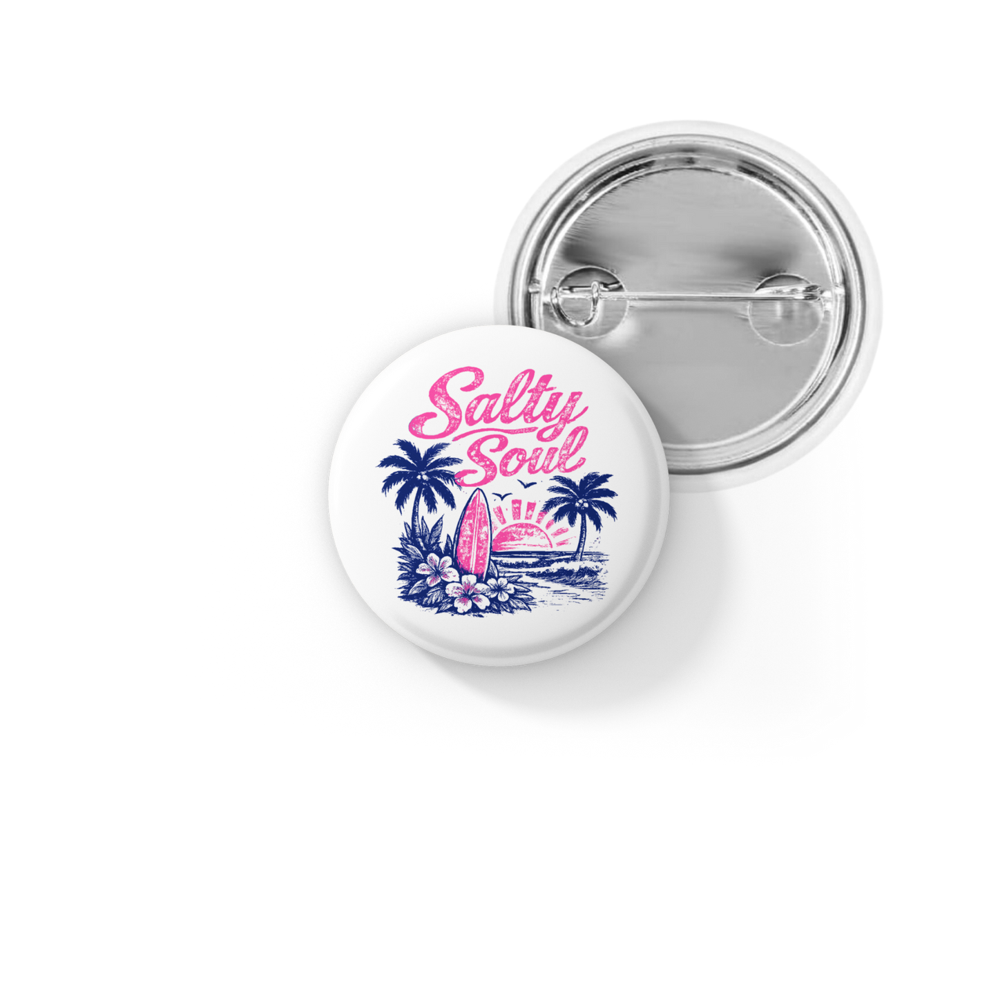 Salty Soul Pin Back Button, Magnet