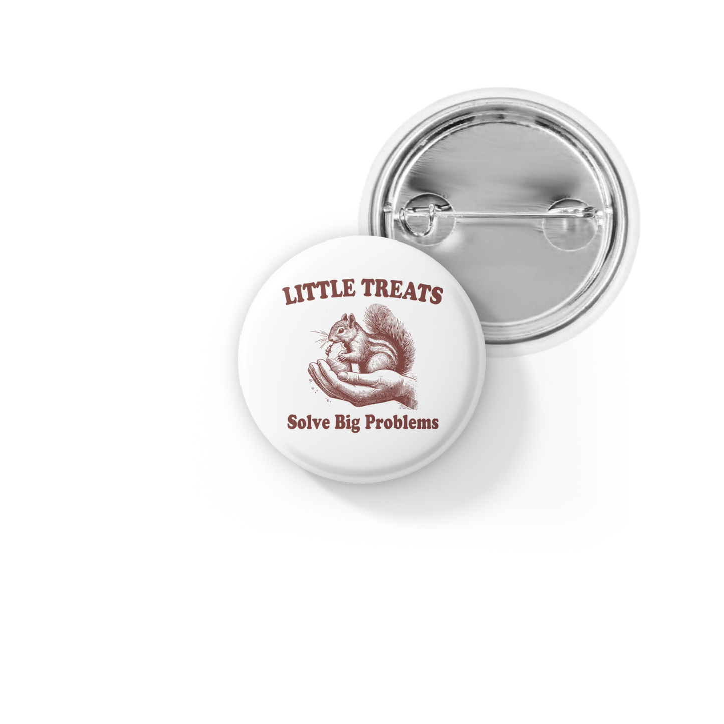 Little Treats Solve Big Problems Pin Back Button, Magnet