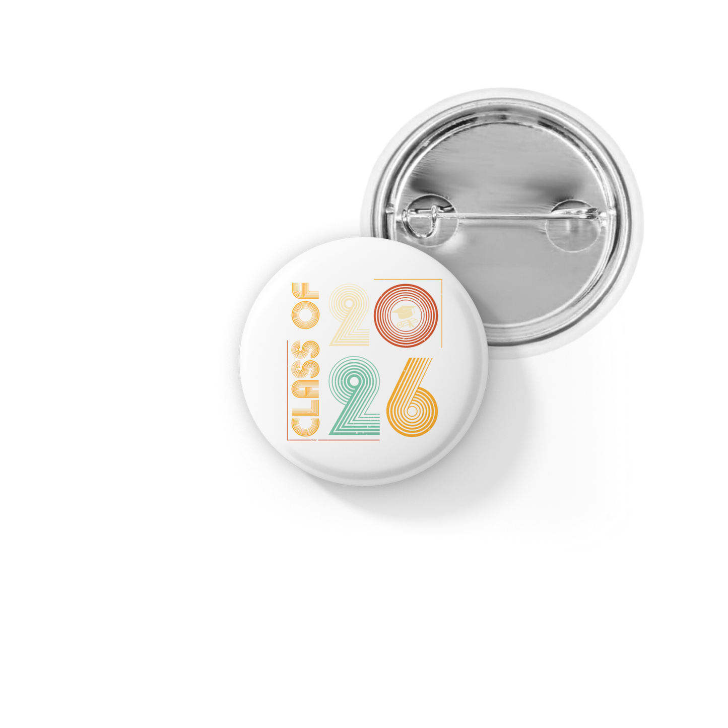 Class Of 2026 Pin Pin Back Button, Magnet