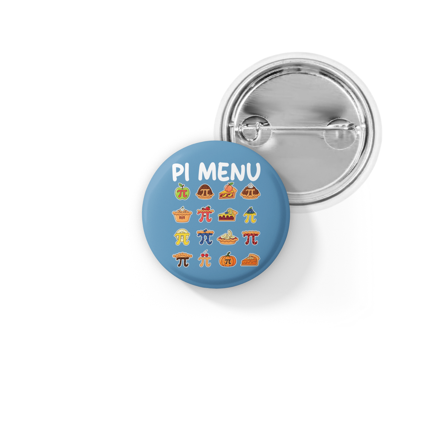 Pi Menu Pin Back Button, Magnet