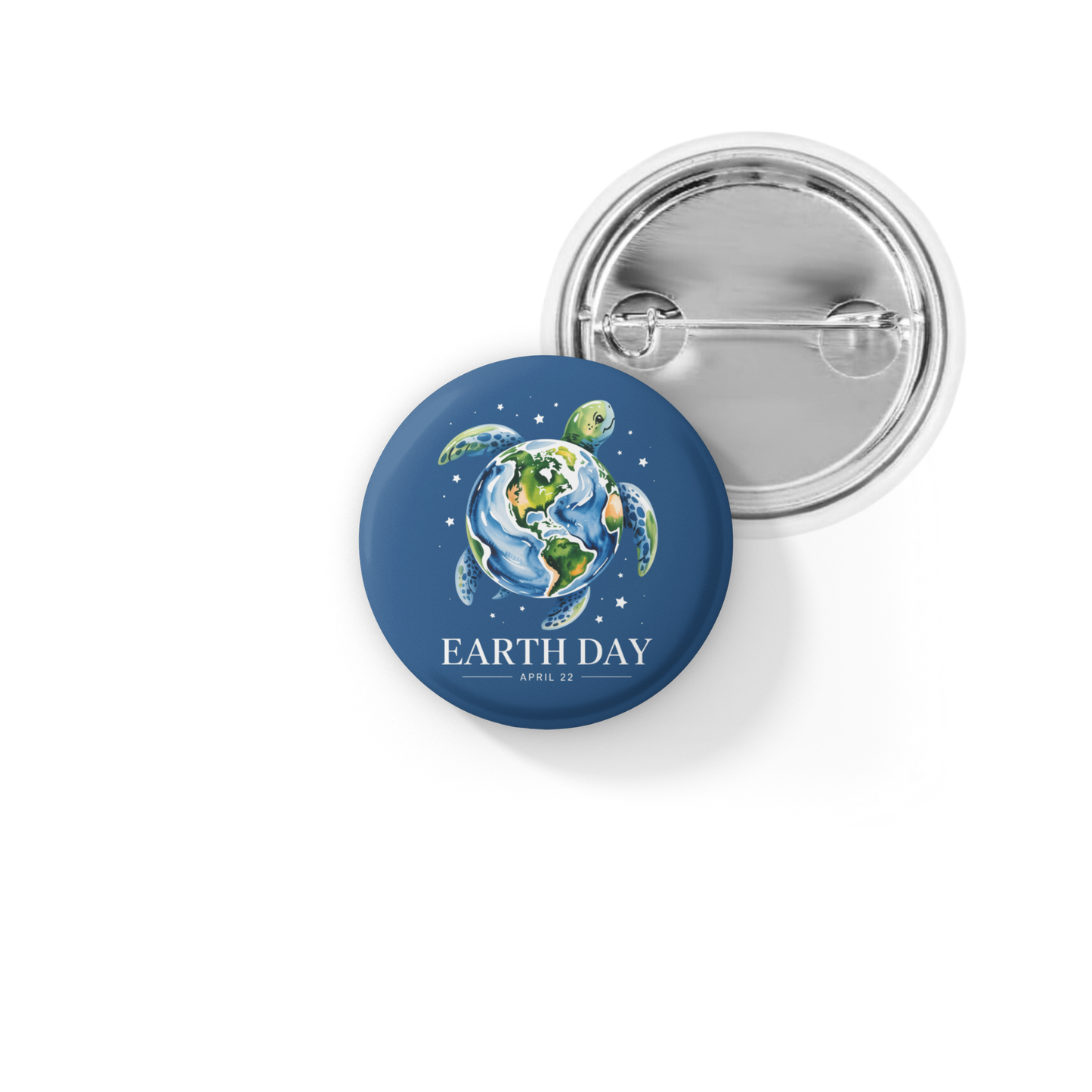 Earth Day April 22 Pin Back Button, Magnet
