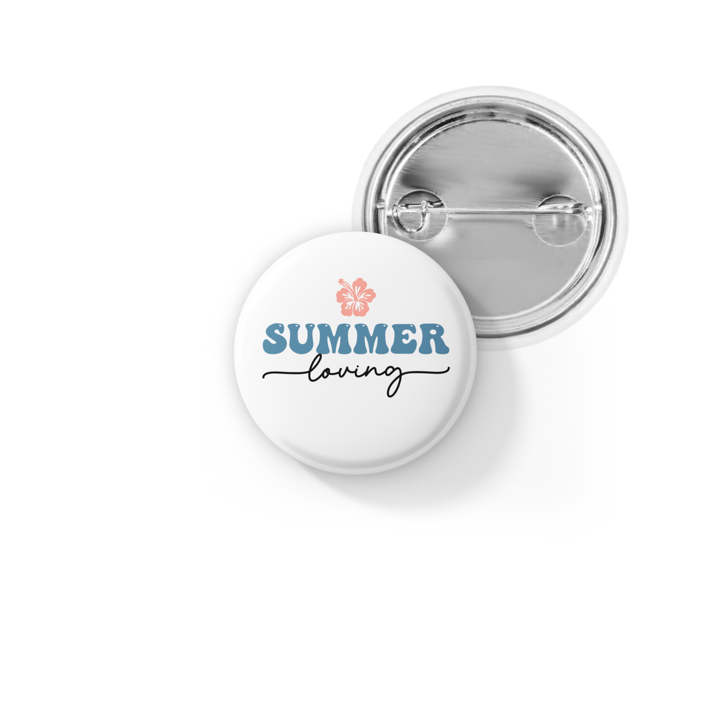 Summer Loving Pin Back Button, Magnet