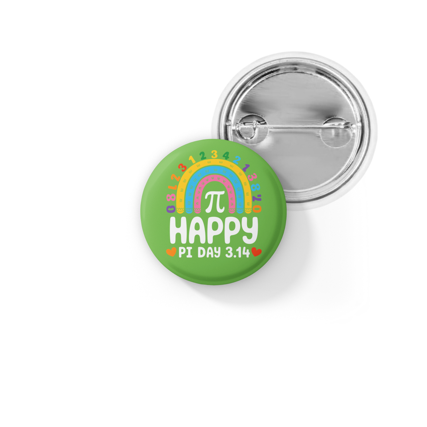 Happy Pi Day Pin Back Button, Magnet