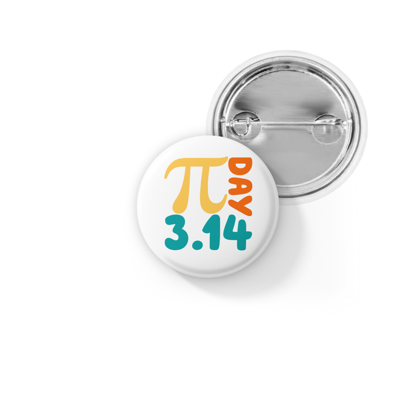 Pi Day 3.14 Pin Back Button, Magnet