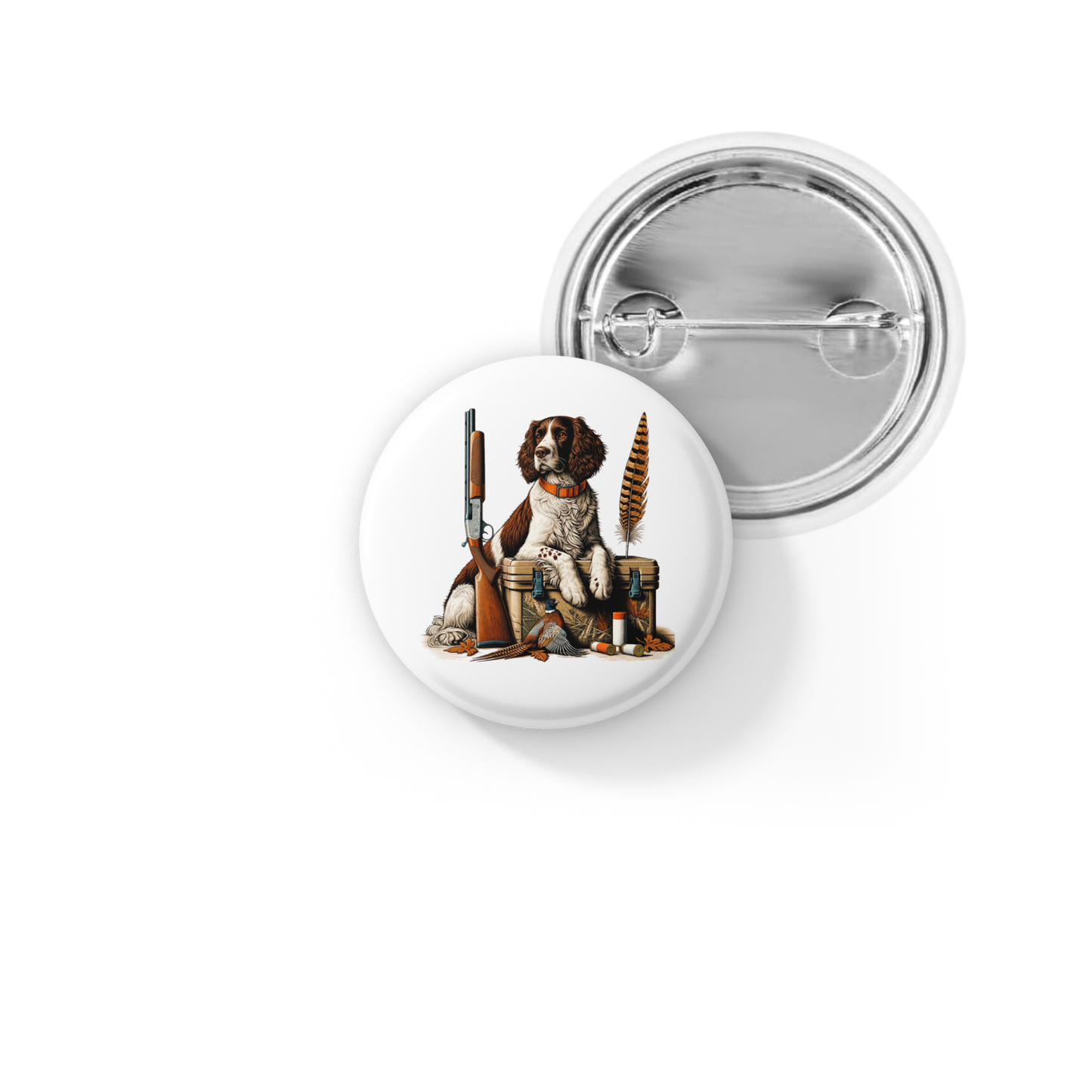 Hunting Dog Pin Back Button, Magnet
