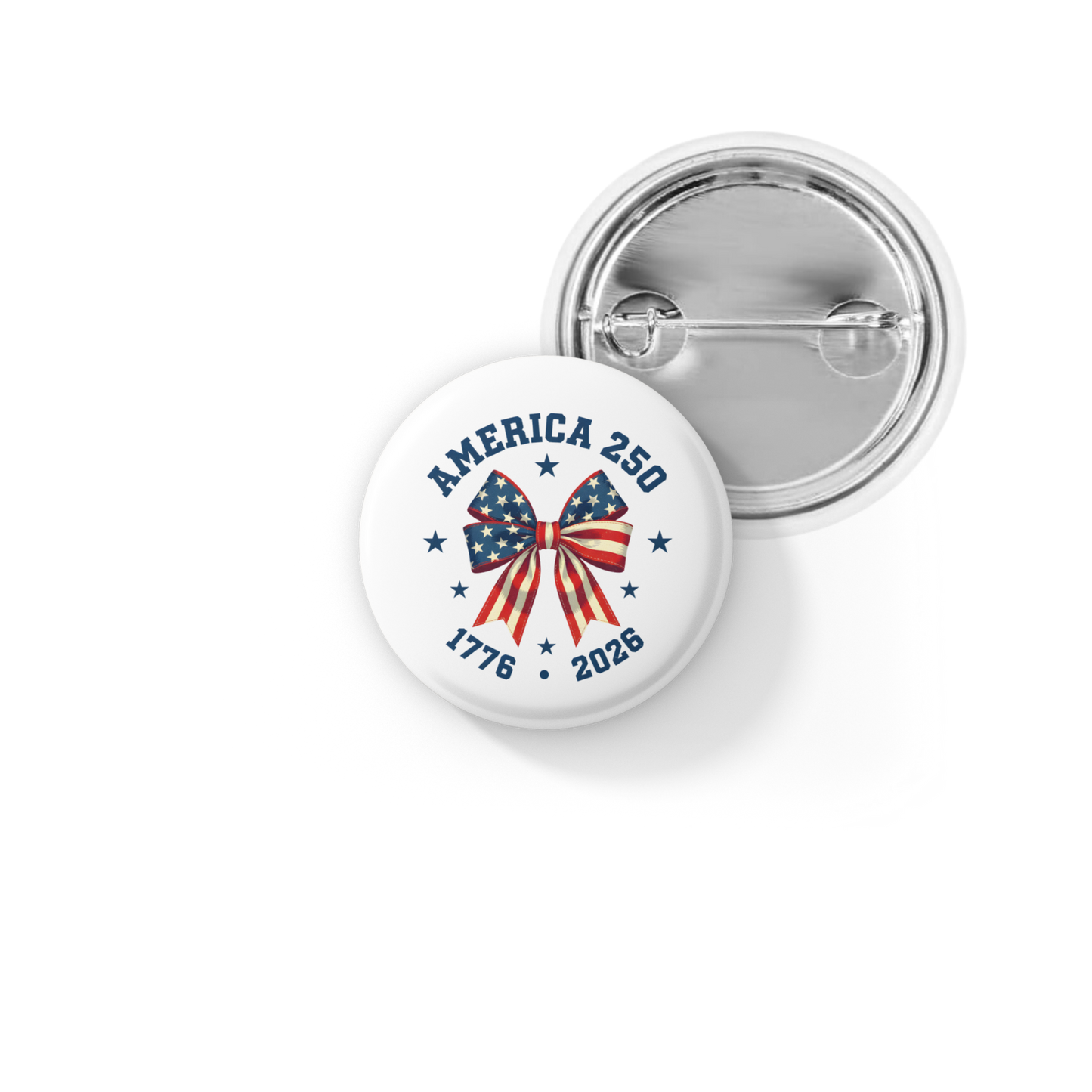 America 250 Pin Back Button, Magnet