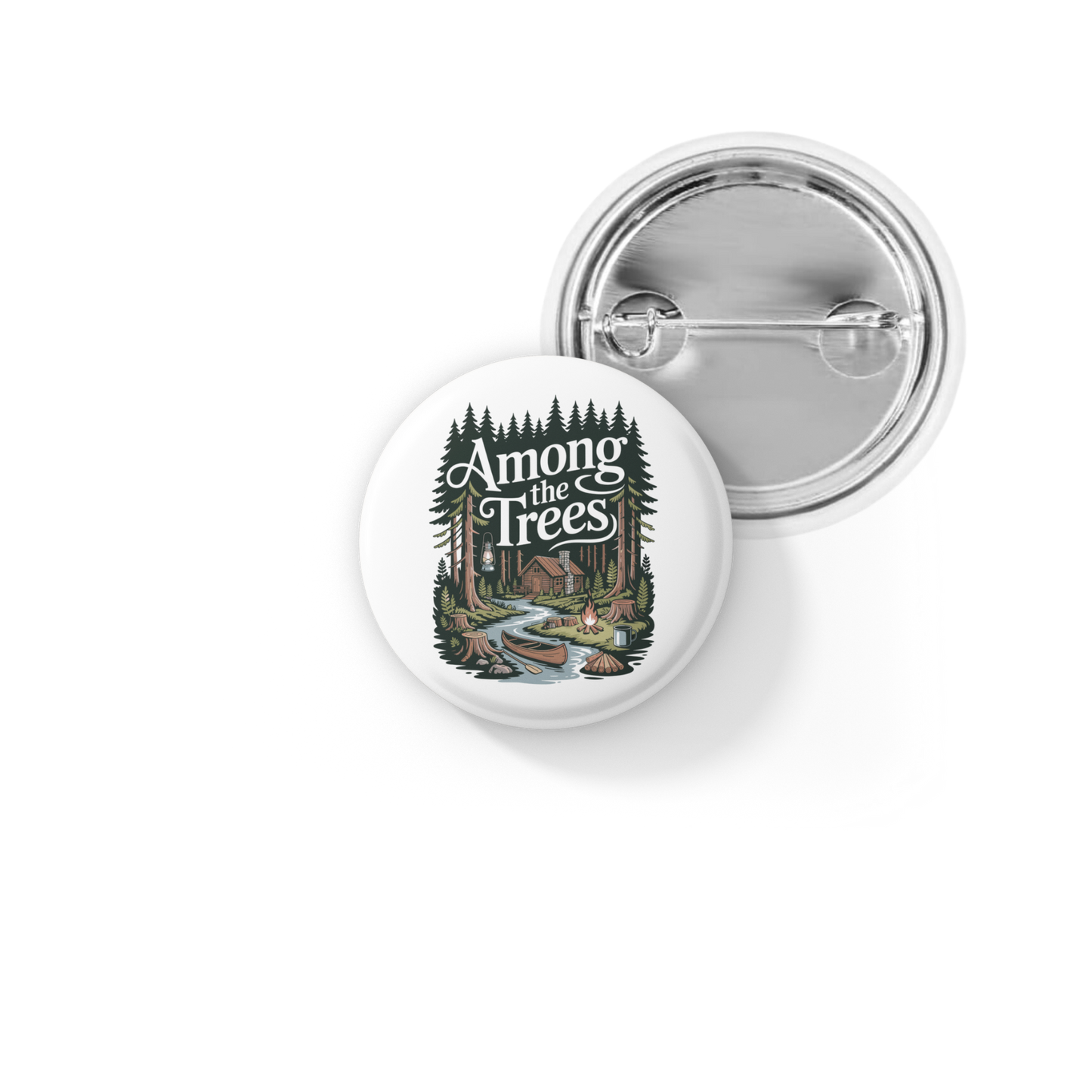 Among The Trees Pin Back Button, Magnet