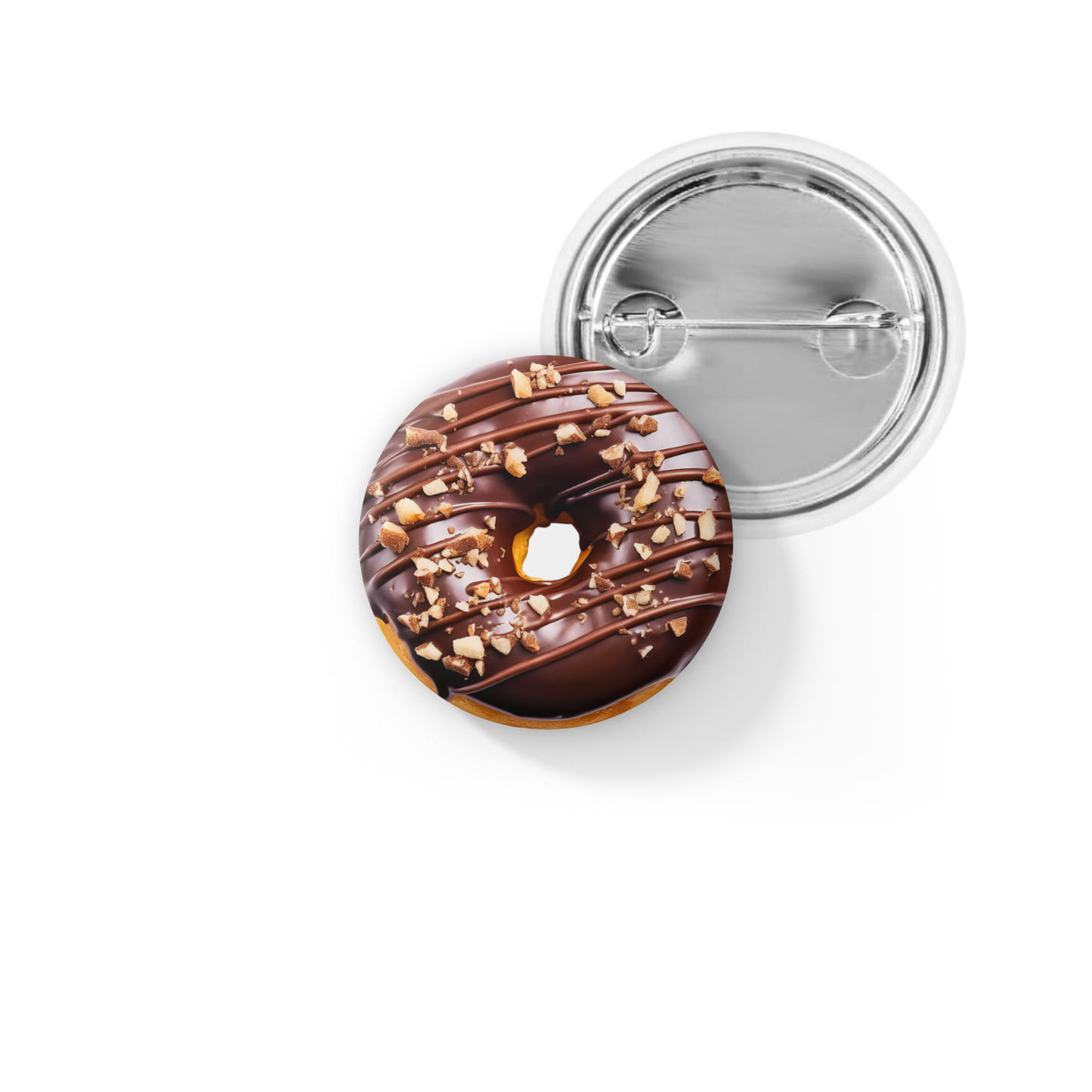 Doughnut Pin Back Button, Magnet