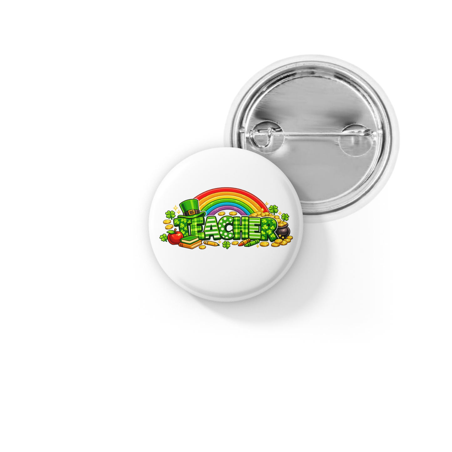 Teacher Pin Back Button, Magnet