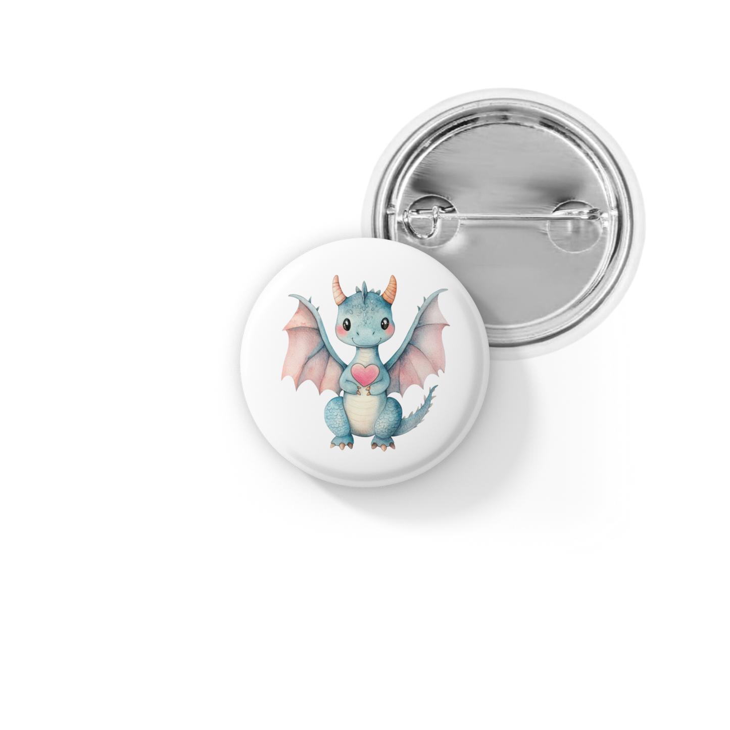 Dragon Pin Back Button, Magnet