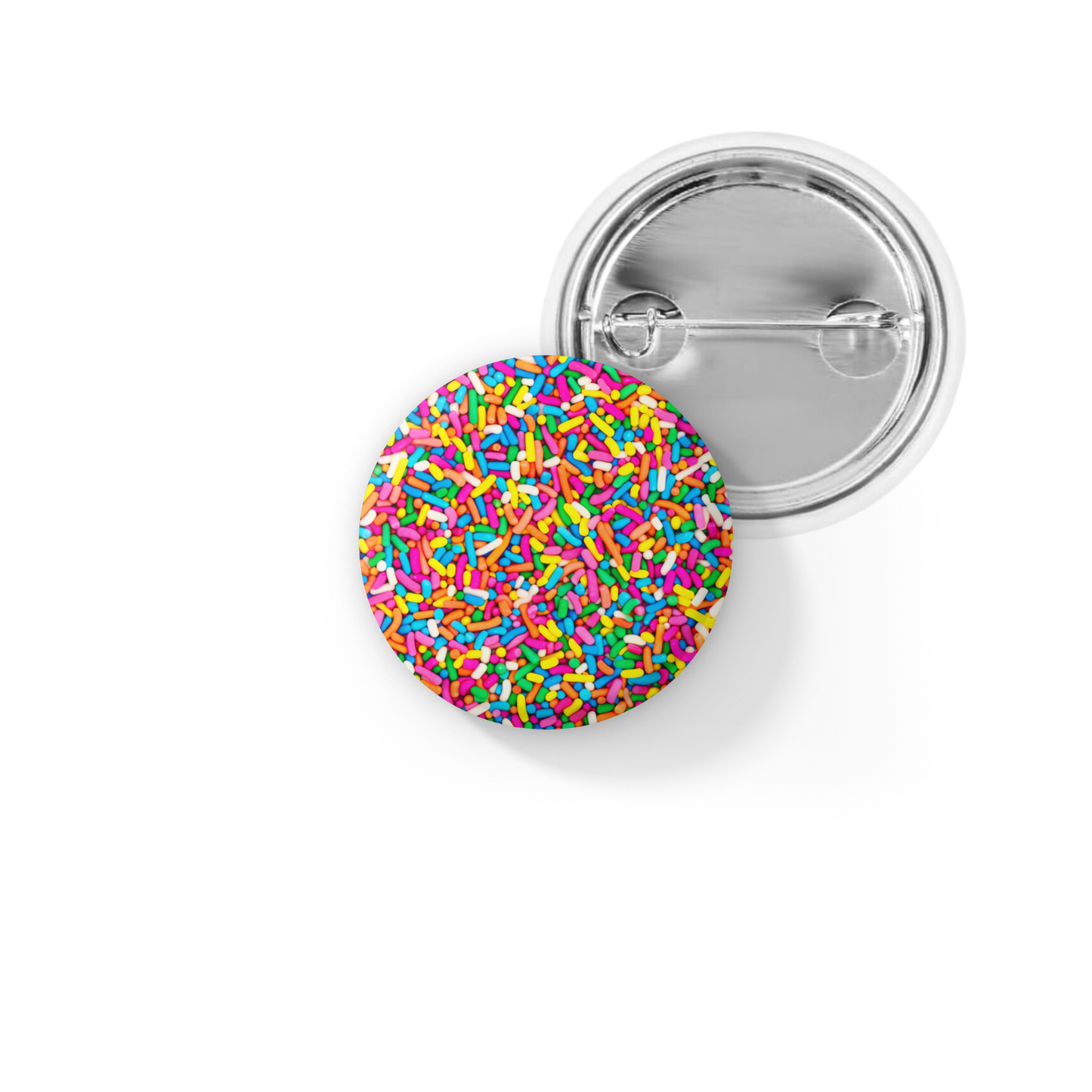 Sprinkles Pin Back Button, Magnet