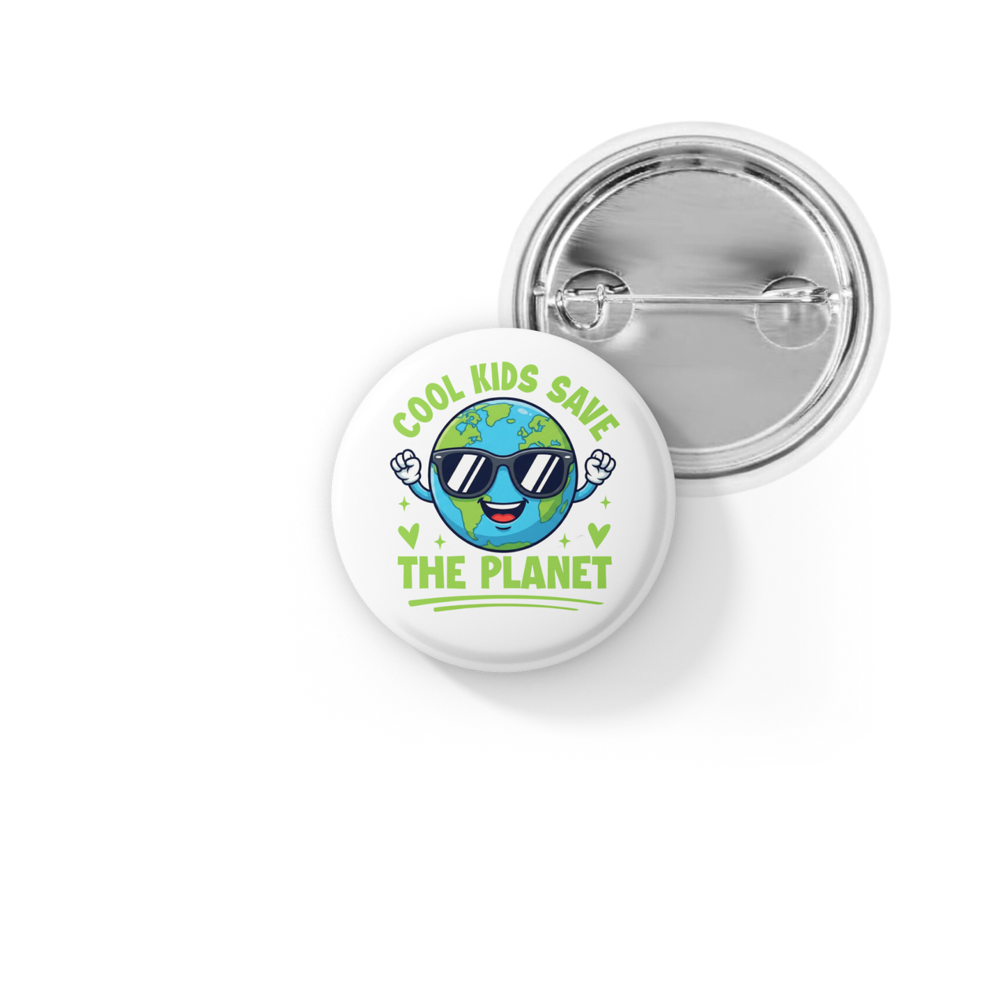 Cool Kids Save The Planet Pin Back Button, Magnet