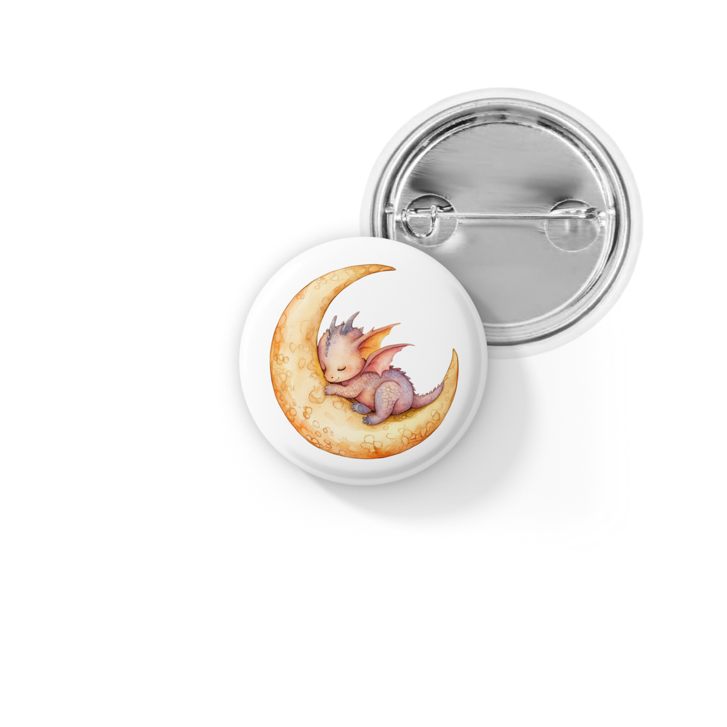 Dragon Pin Back Button, Magnet