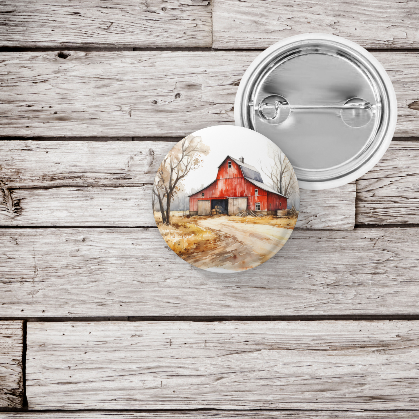Farm 4 Pin Back Button, Magnet, Keychain