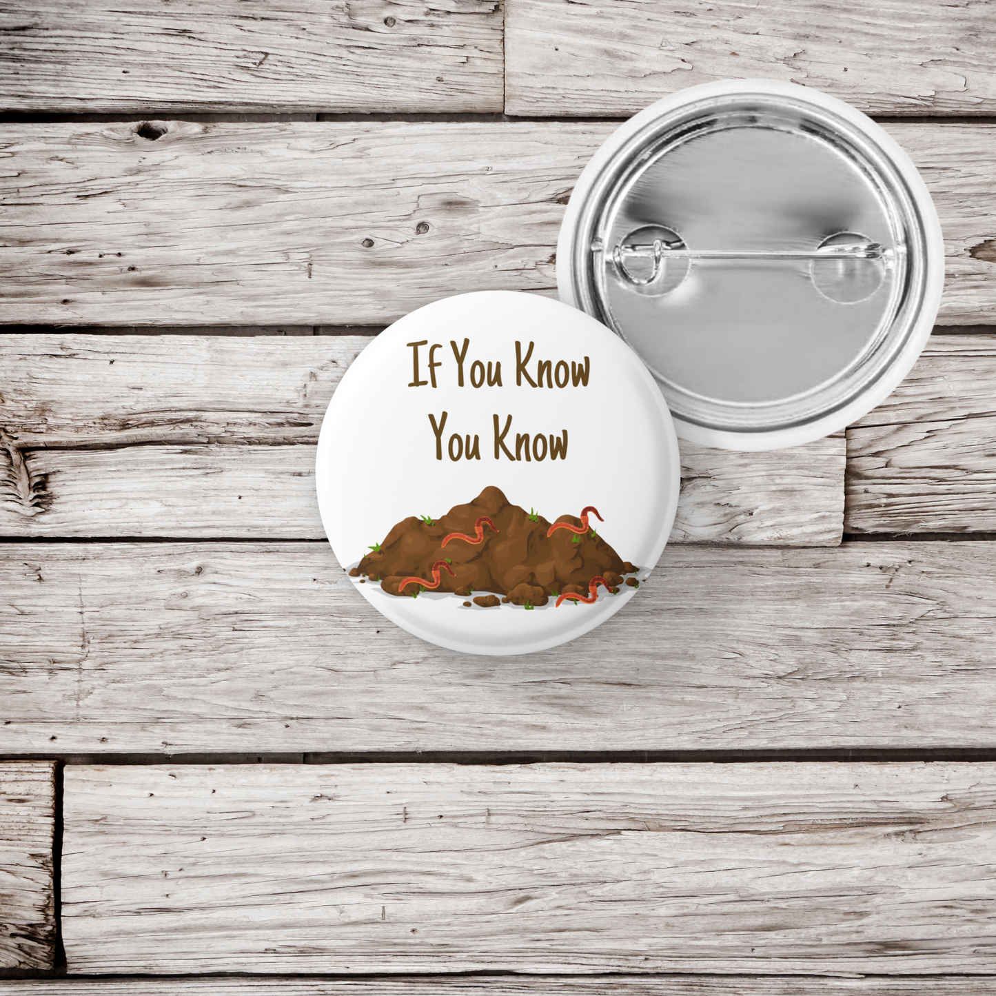 If You Know You Know Pin Back Button, Magnet, Keychain