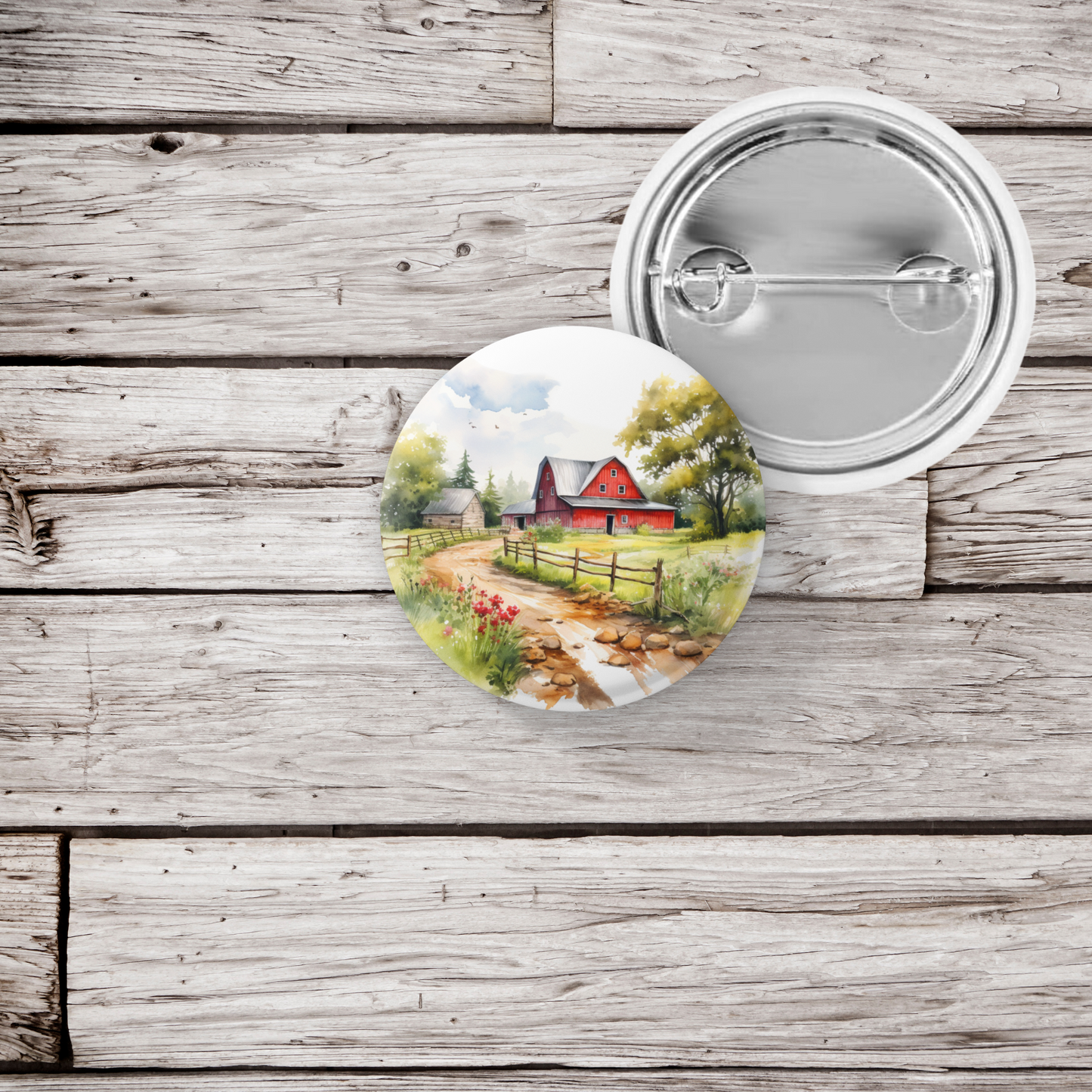 Farm 2 Pin Back Button, Magnet, Keychain