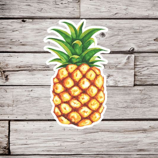 Pineapple Sticker or Magnet