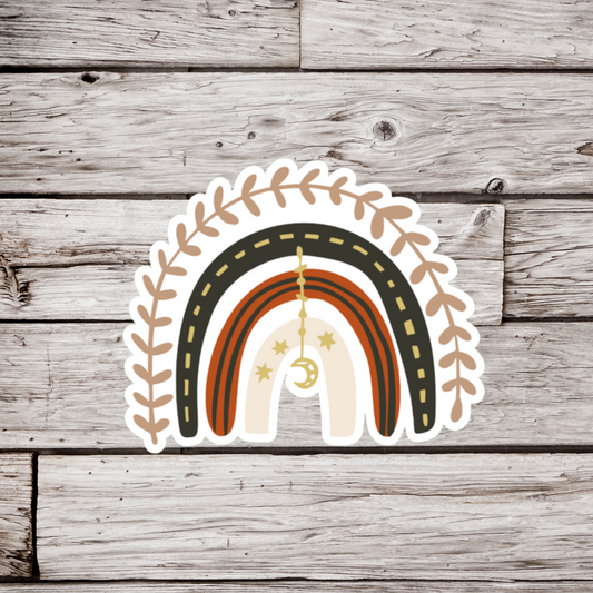 Boho Rainbow Sticker