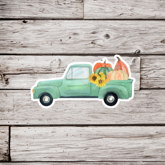 Fall Truck Sticker