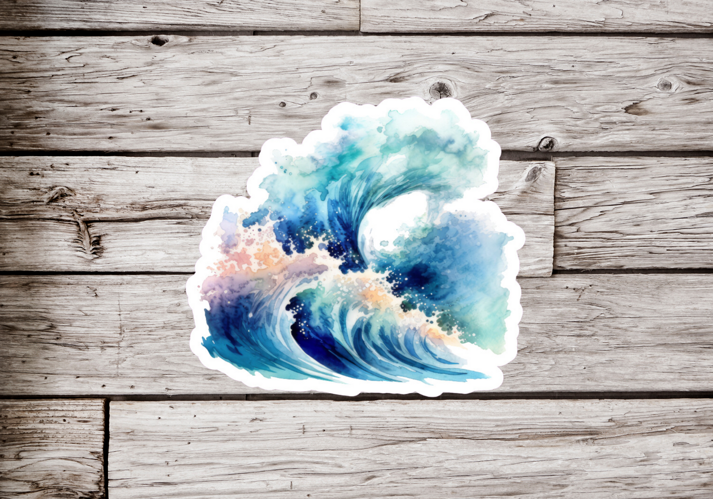 Waves Sticker