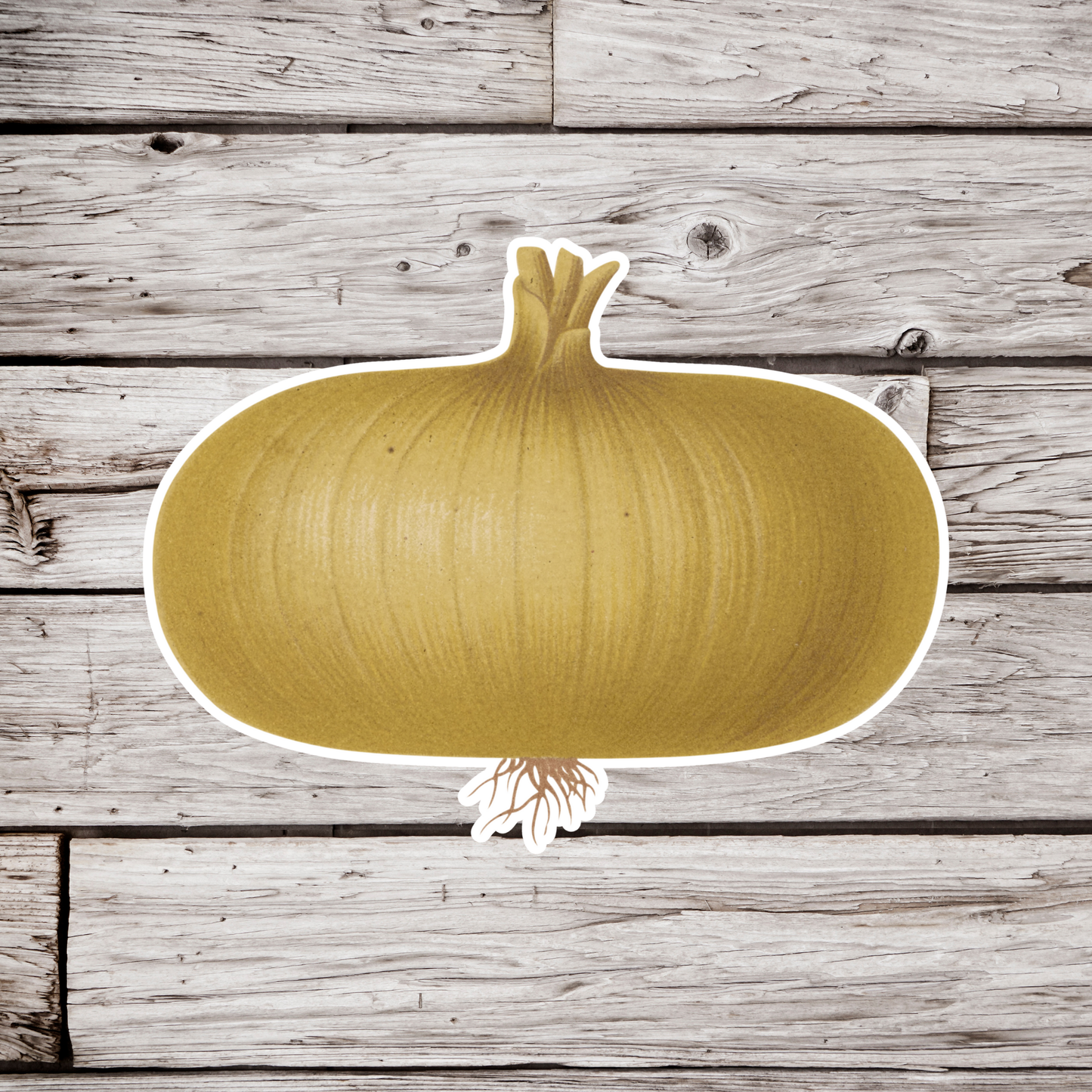 Yellow Onion Sticker