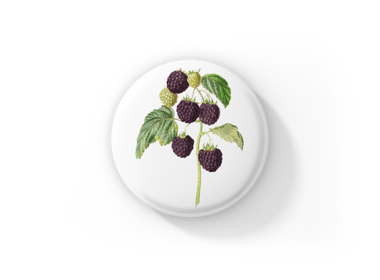 Blackberry Pin Back Button, Magnet, Keychain