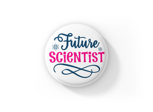 Future Scientist Pin Back Button, Magnet, Keychain