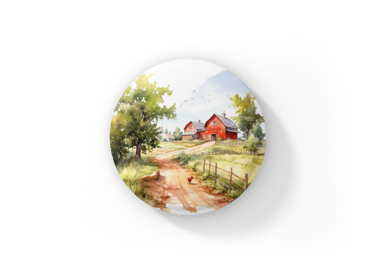 Farm 1 Pin Back Button, Magnet, Keychain