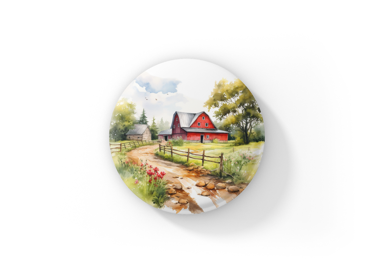 Farm 2 Pin Back Button, Magnet, Keychain