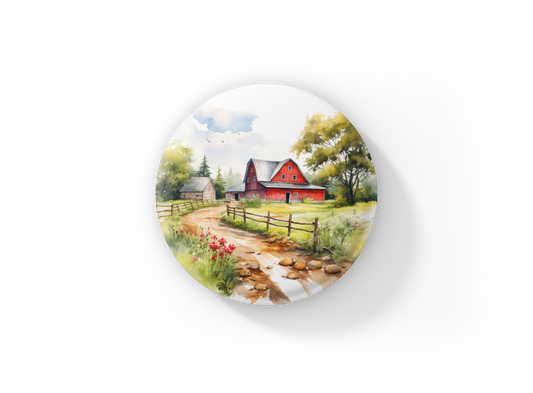 Farm 2 Pin Back Button, Magnet, Keychain
