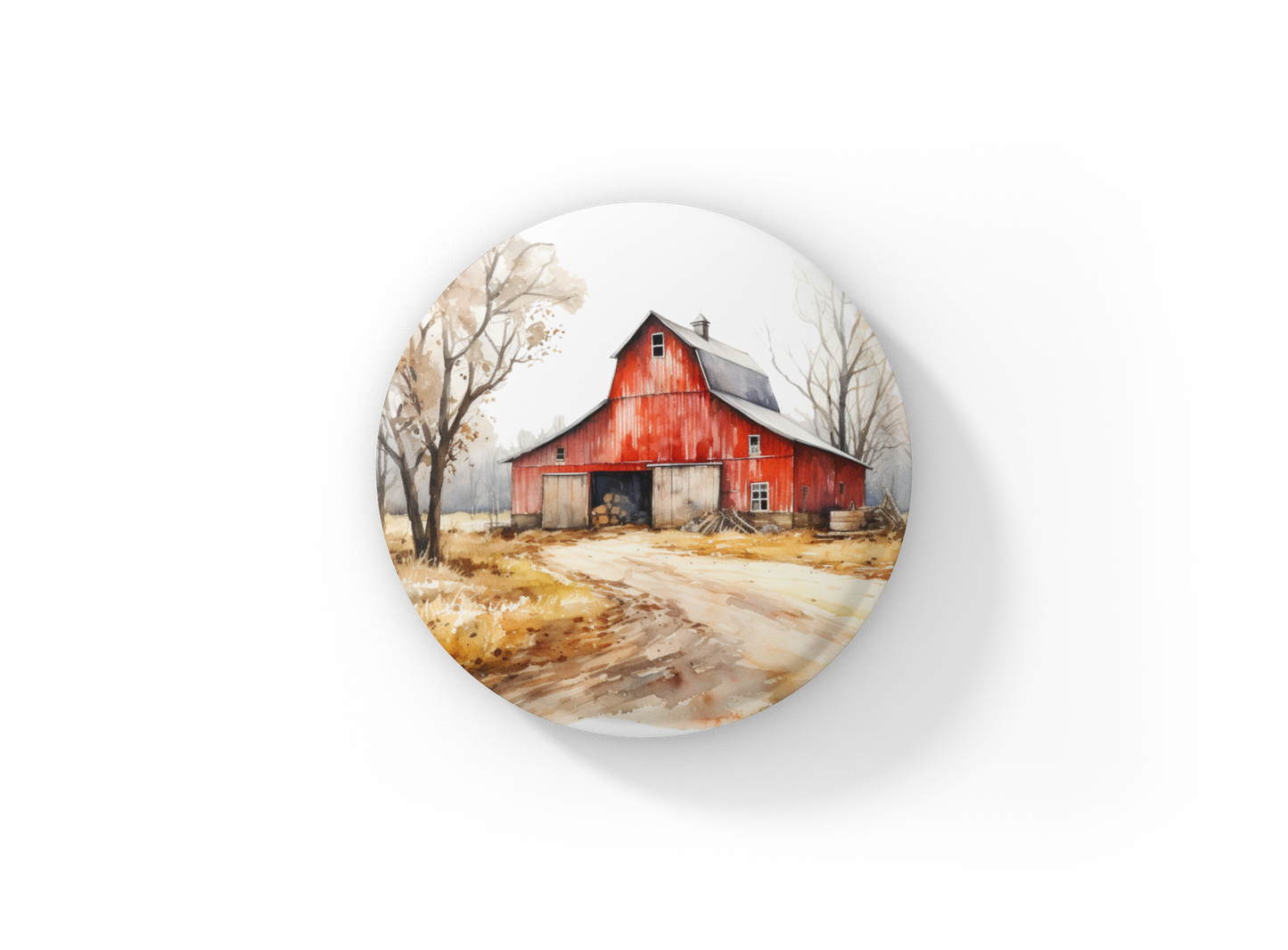 Farm 4 Pin Back Button, Magnet, Keychain