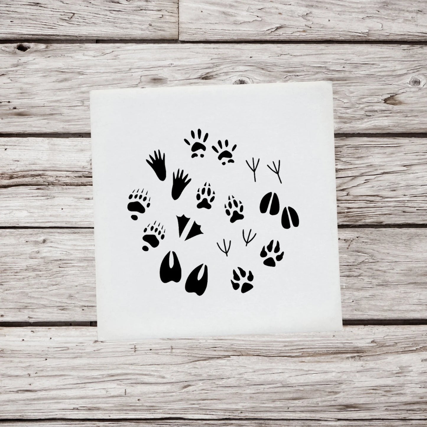 Animal Tracks Decal | Tracks Decal