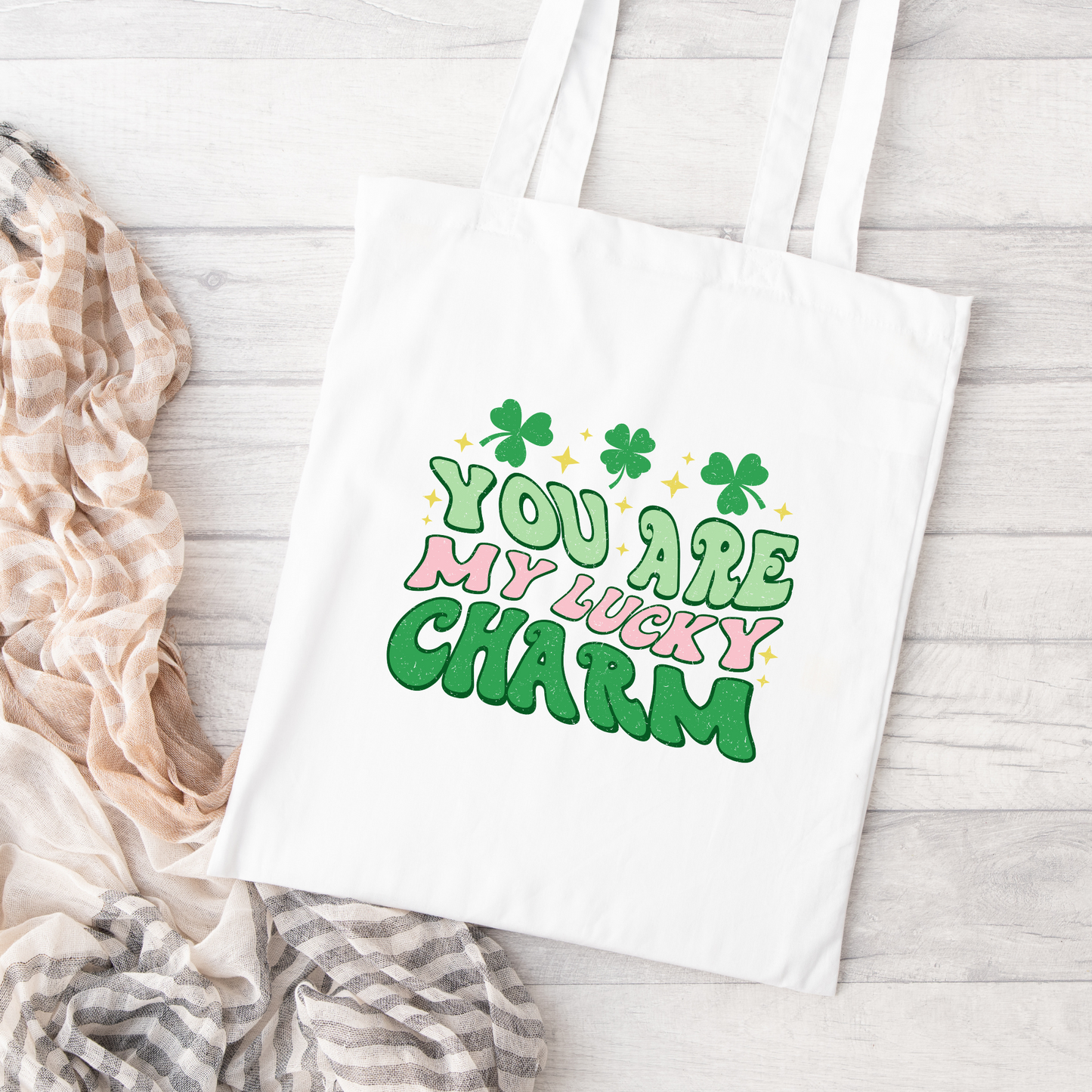 You Are My Lucky Charm Tote Bag, Reusable Tote Bag, St Patricks Day Tote Bag