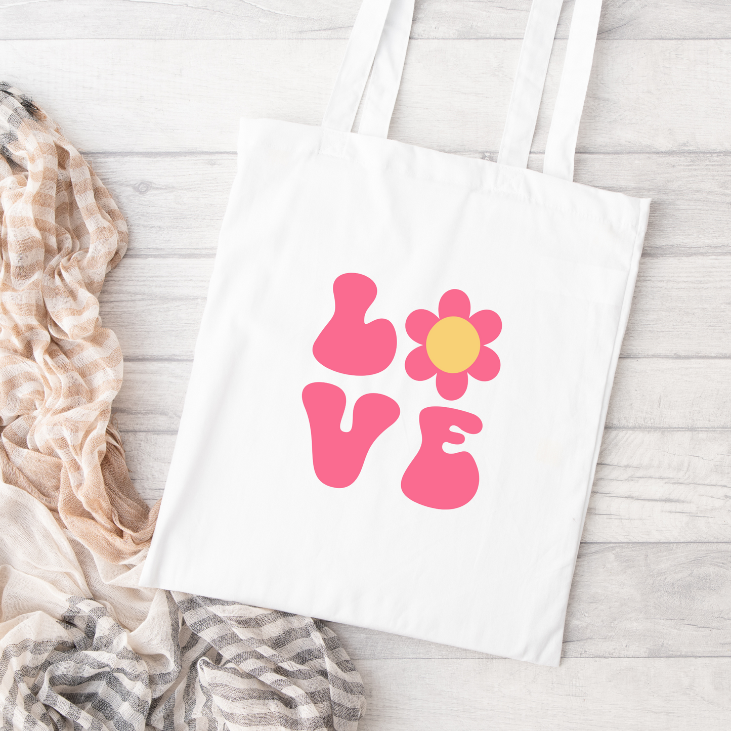 Love Tote Bag, Reusable Tote Bag, Valentines Day Tote Bag