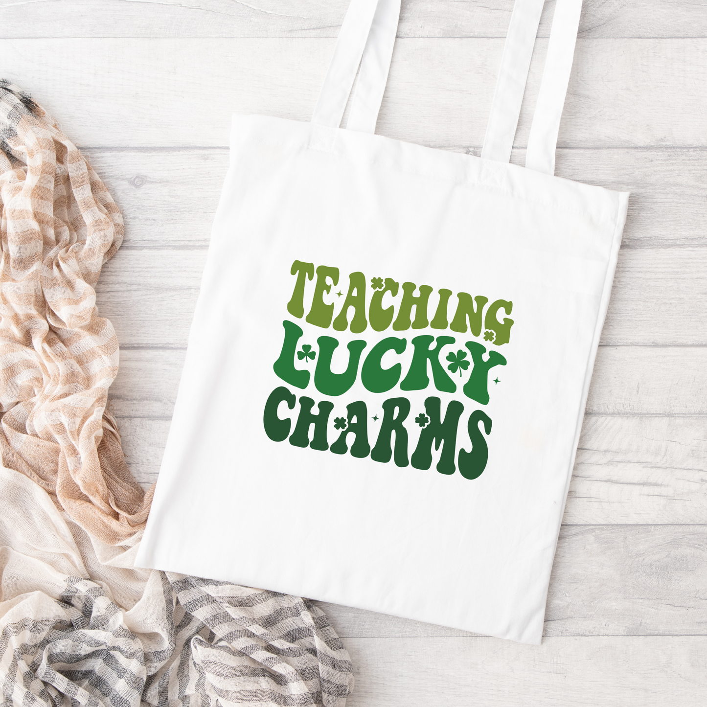 Teaching Lucky Charms Tote Bag, Reusable Tote Bag, St Patricks Day Tote Bag