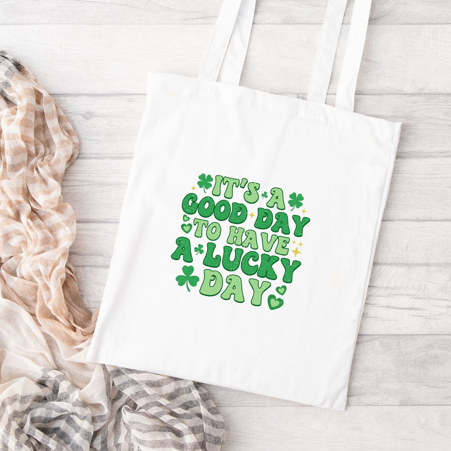 Its A Good Day To Have A Lucky Day Tote Bag, Reusable Tote Bag, St Patricks Day Tote Bag