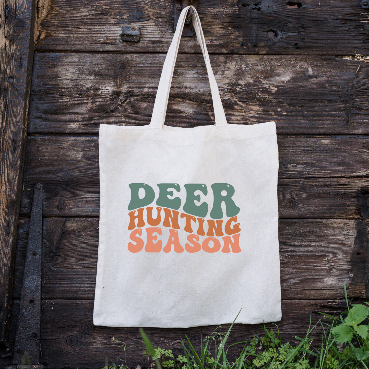 Deer Hunting Season Tote Bag, Hunting Tote, Reusable Bag, Deer Hunting Gift Tote Bag