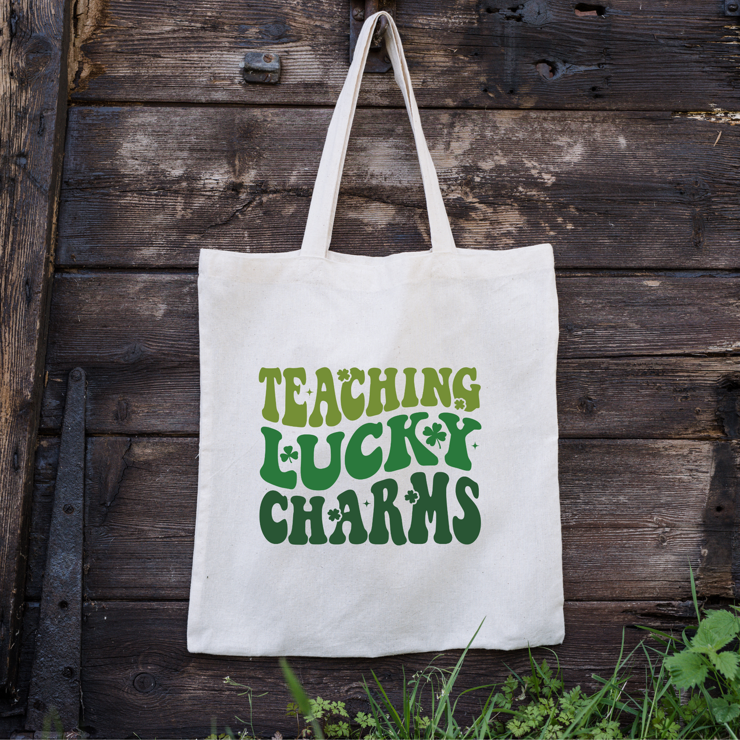 Teaching Lucky Charms Tote Bag, Reusable Tote Bag, St Patricks Day Tote Bag